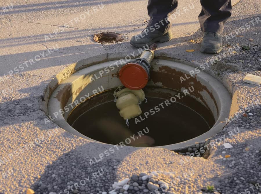 Монтаж смотровых колодцев
