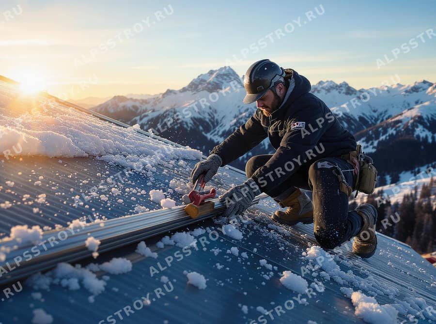 Ремонт снегозадержателей
