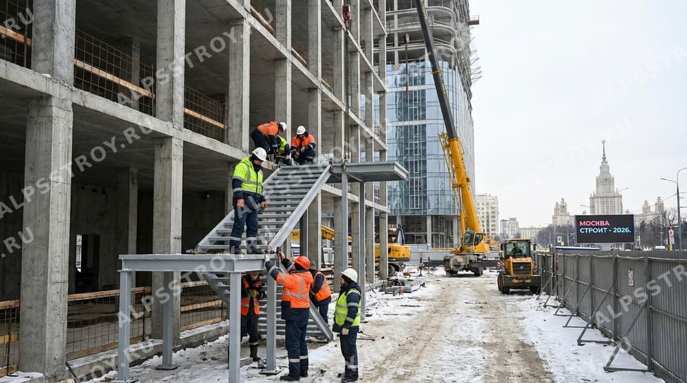 Изготовление и монтаж лестниц и трапов