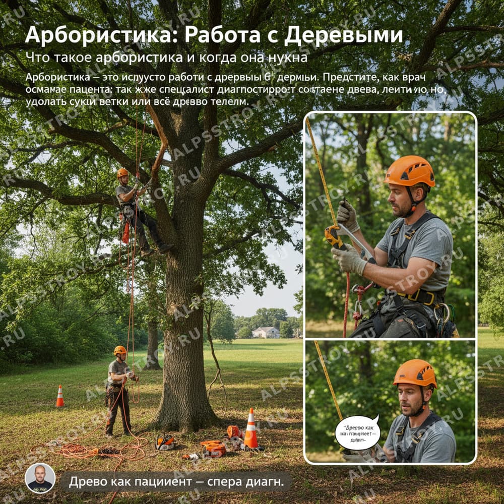 Арбористика работа с деревьями