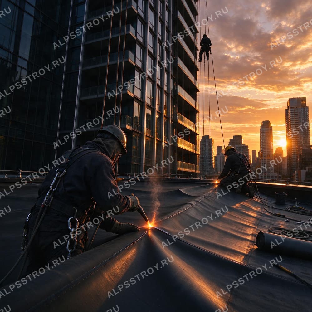 Сварка EPDM мембран