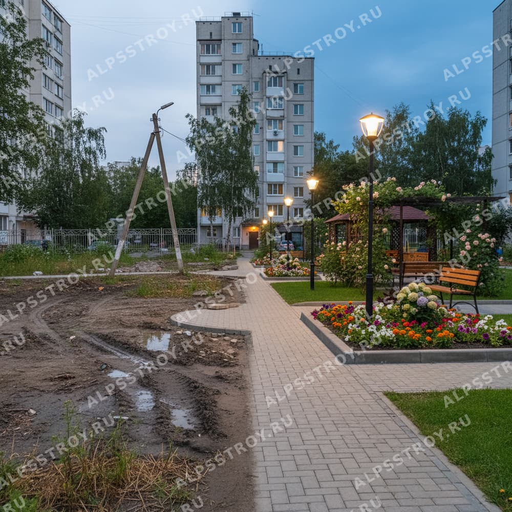 Благоустройство придомовых территорий