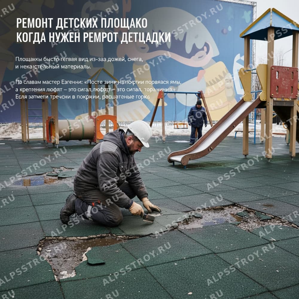 Ремонт детских площадок