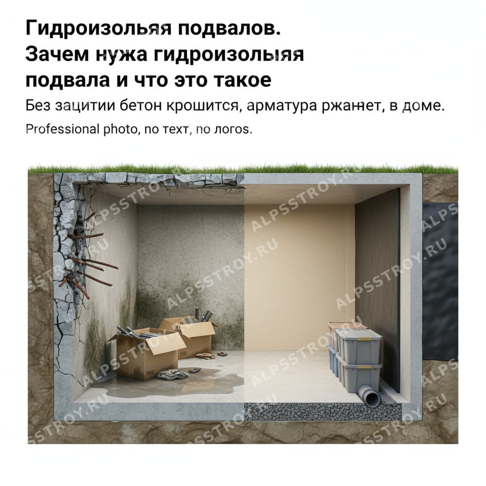 Гидроизоляция подвалов