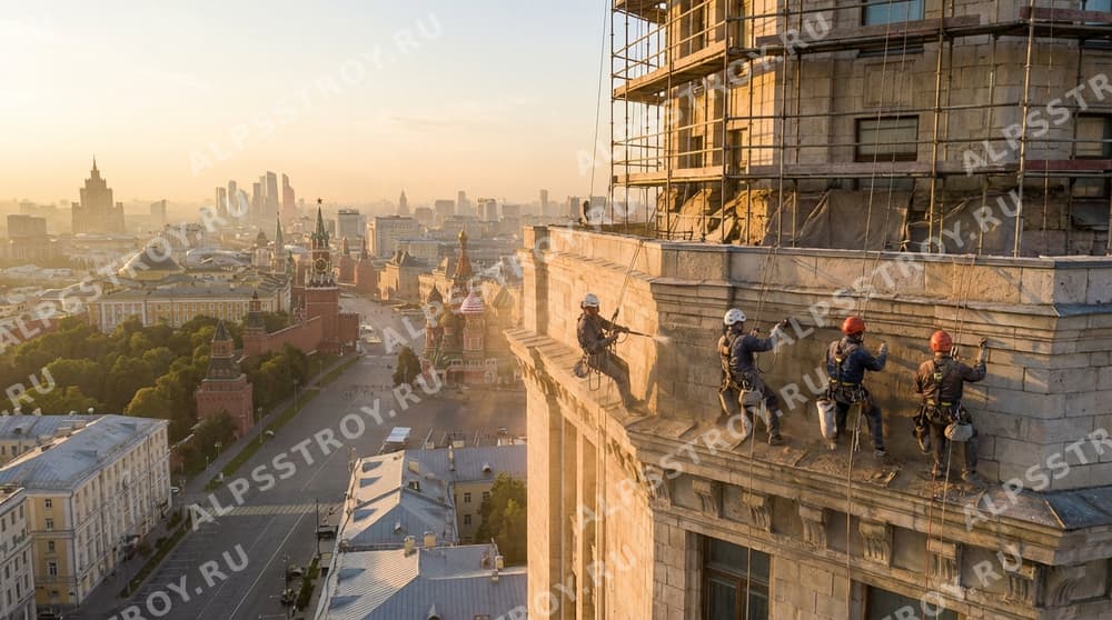 Восстановление и ремонт цокольной части зданий