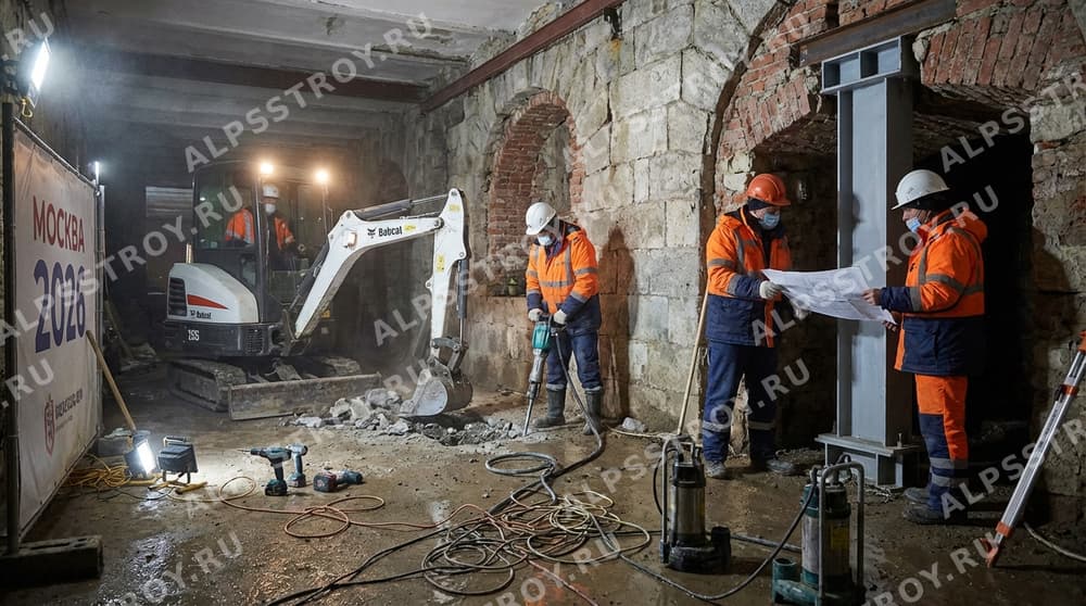 Что такое восстановление и ремонт цокольной части зданий