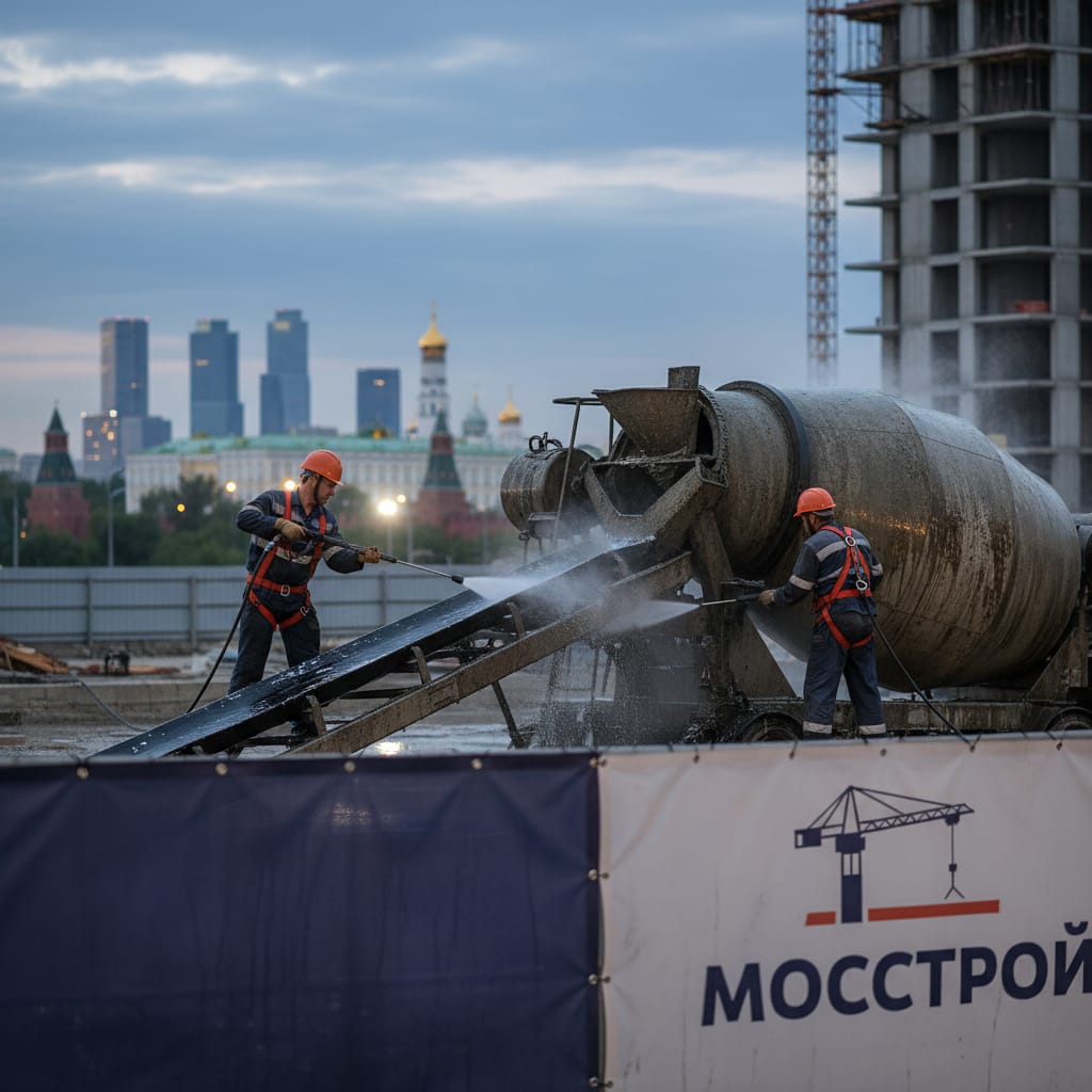 Уборка и мойка производственного оборудования