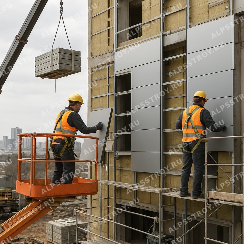 Что такое облицовка вентфасада?