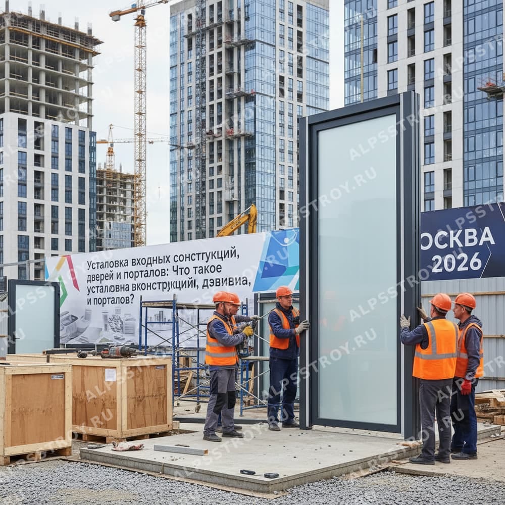 Что такое установка входных конструкций, дверей и порталов?