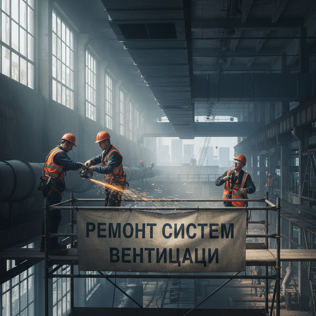 Ремонт систем вентиляции