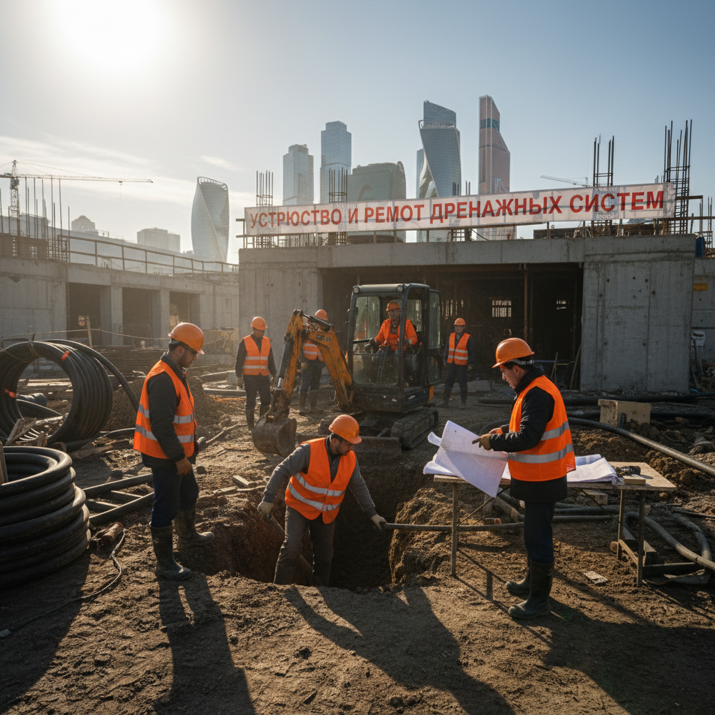 Устройство и ремонт дренажных систем