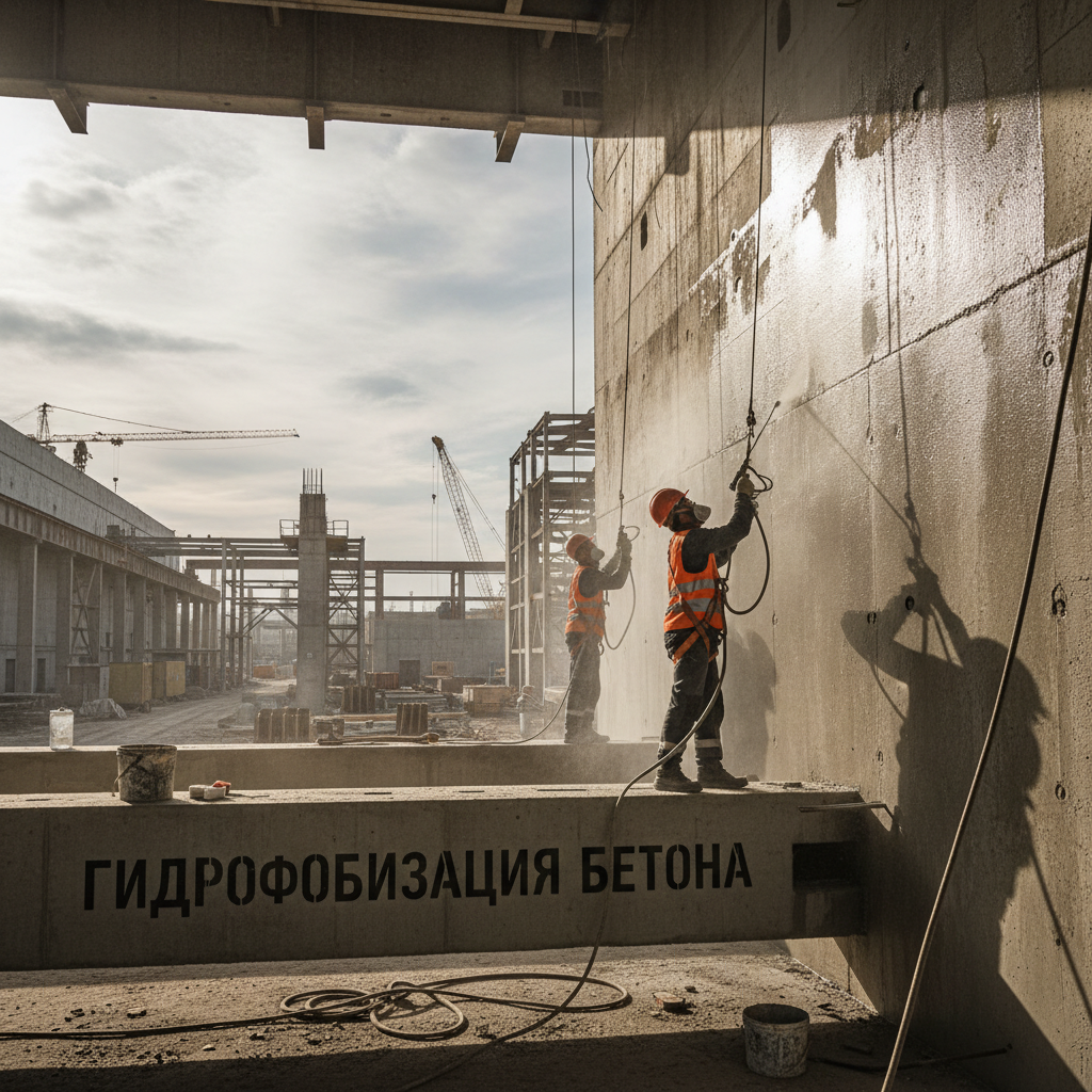 Гидрофобизация бетона