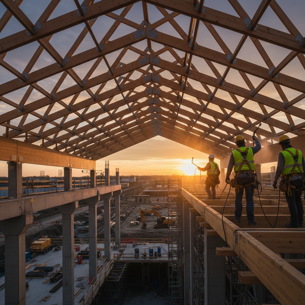 Обработка стропильных систем