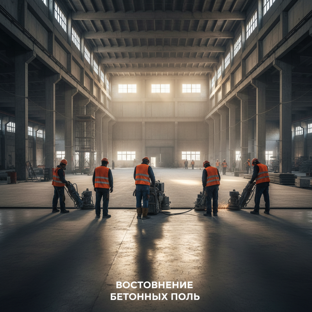 Восстановление бетонных полов