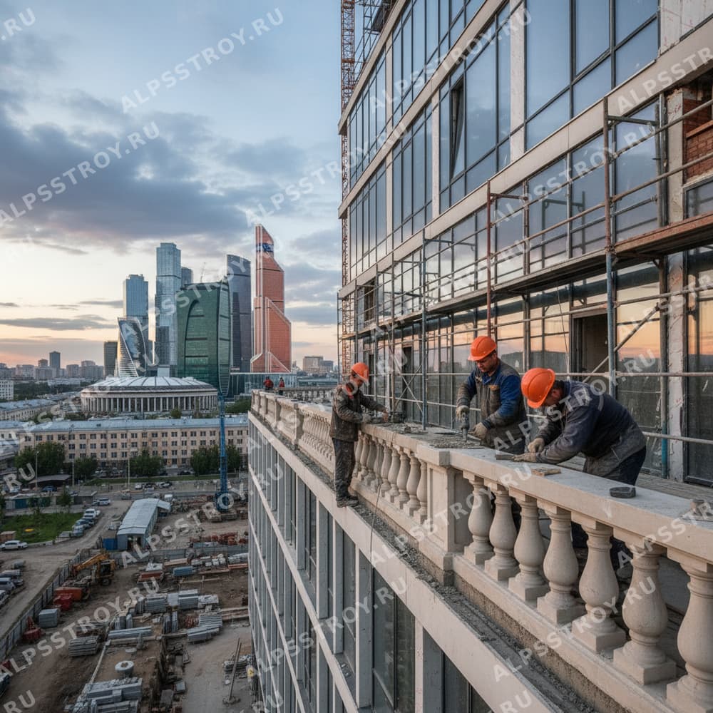 Ремонт и восстановление парапетов