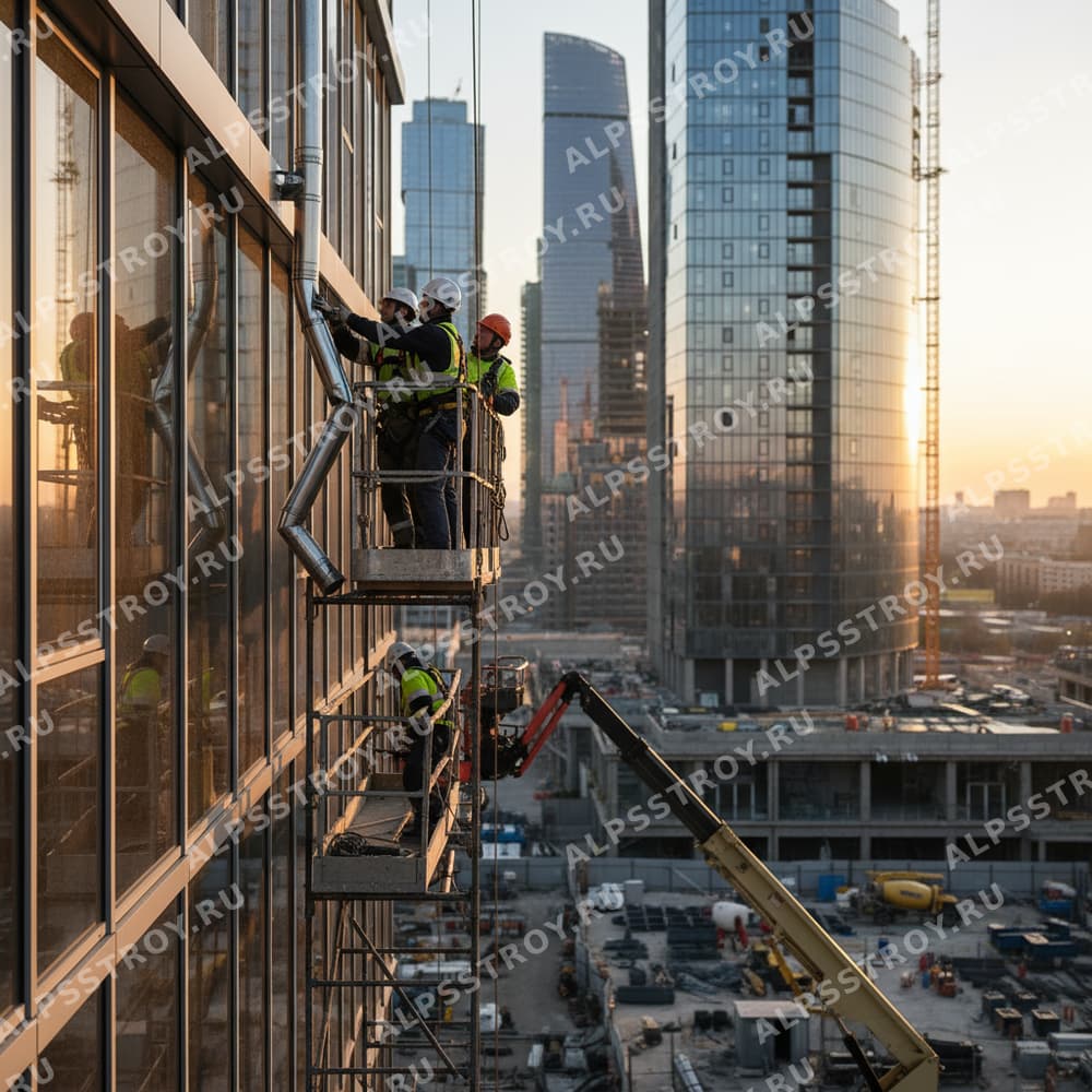 Замена повреждённых водосточных элементов