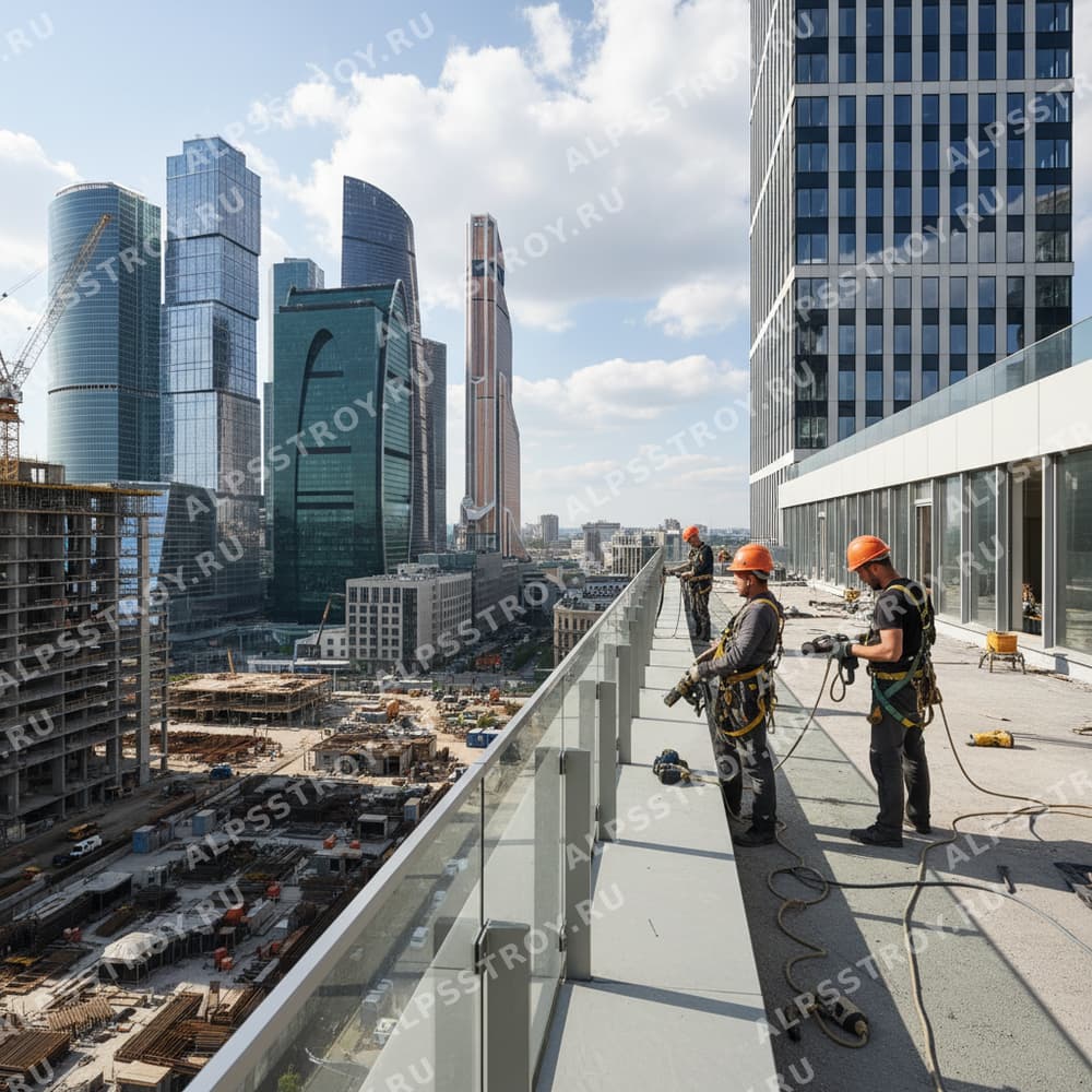 Замена парапетных решёток