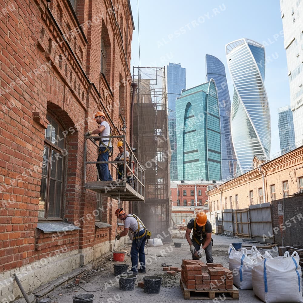 Ремонт и восстановление кирпичной кладки