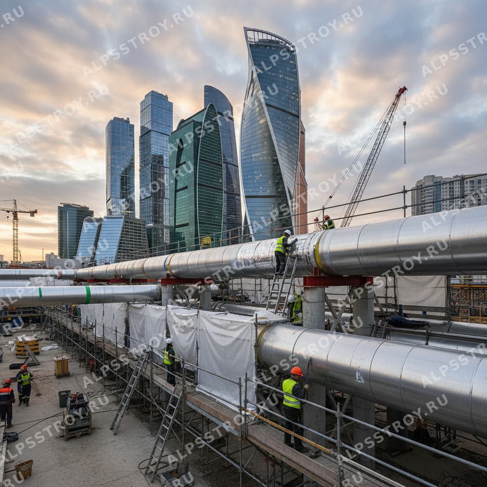 Ремонт теплоизоляции труб