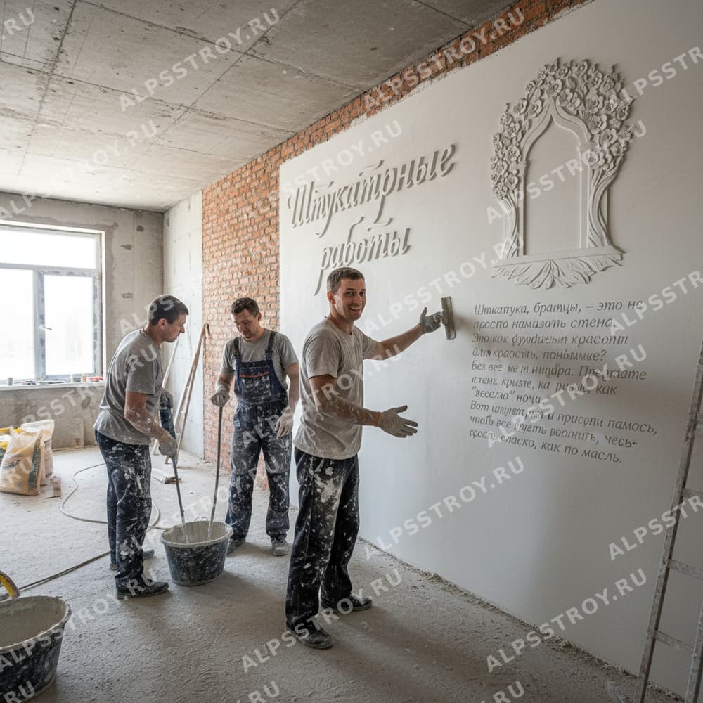 Штукатурные работы