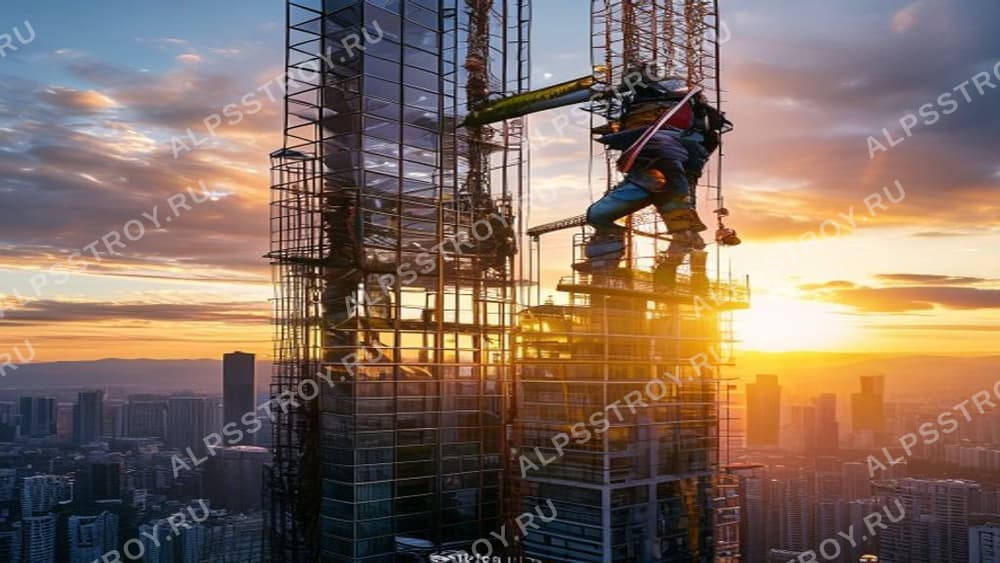 Установка потолочных профилей