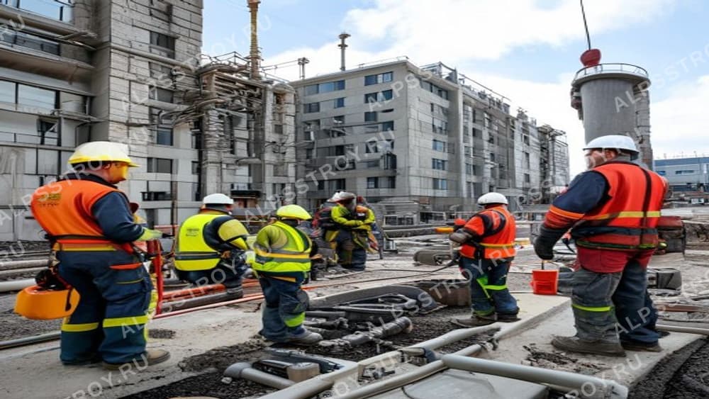 Монтаж основных элементов