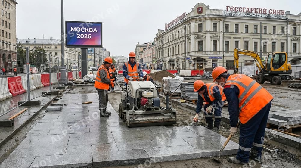 Укладка тротуарной плитки: Красиво, надежно, на века
