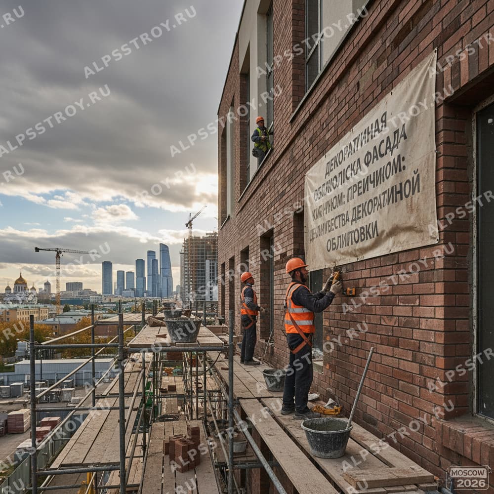 Преимущества декоративной облицовки
