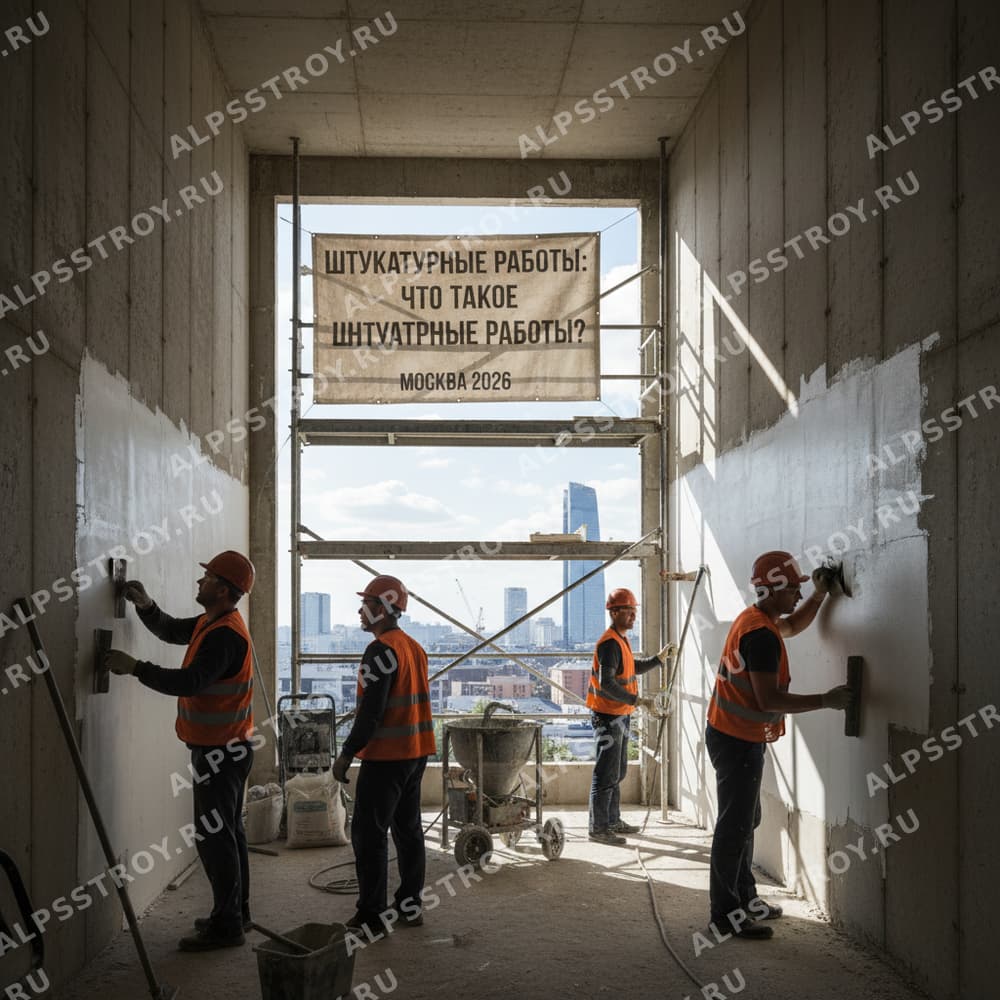 Что такое штукатурные работы?