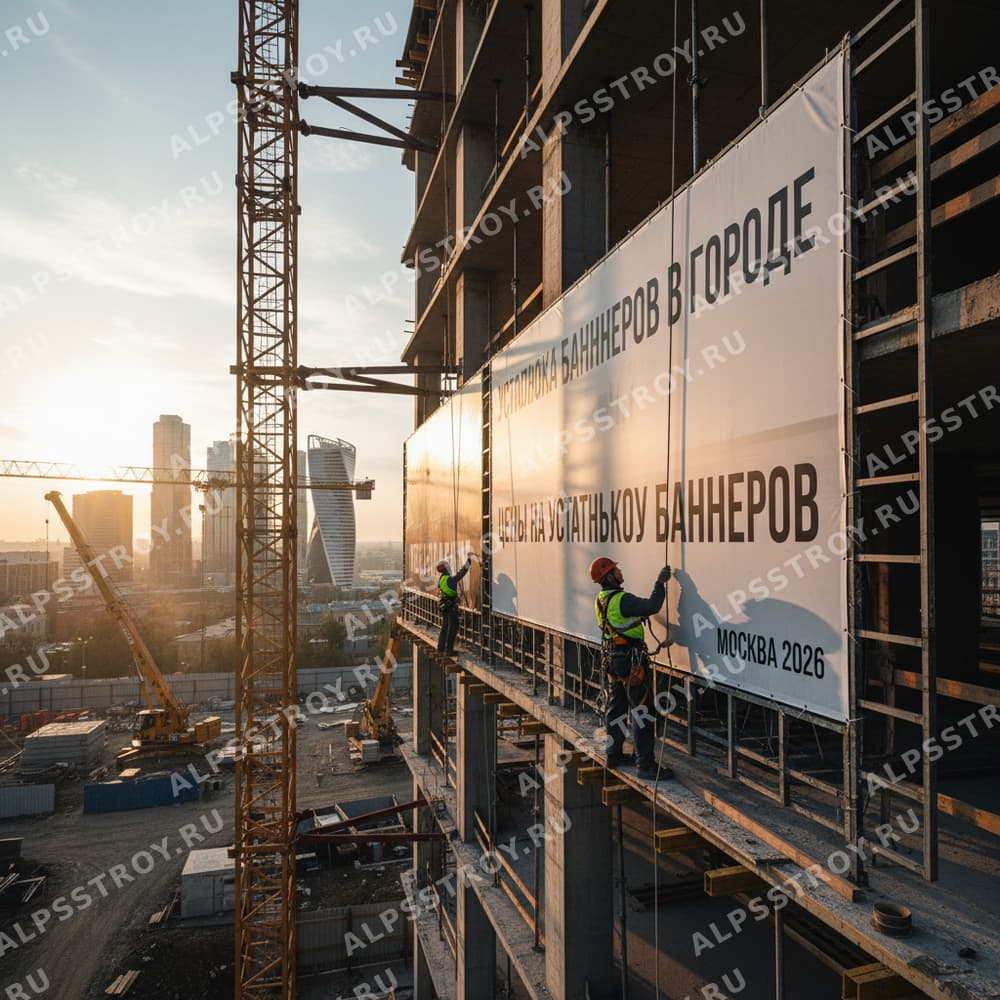 Цены на установку баннеров