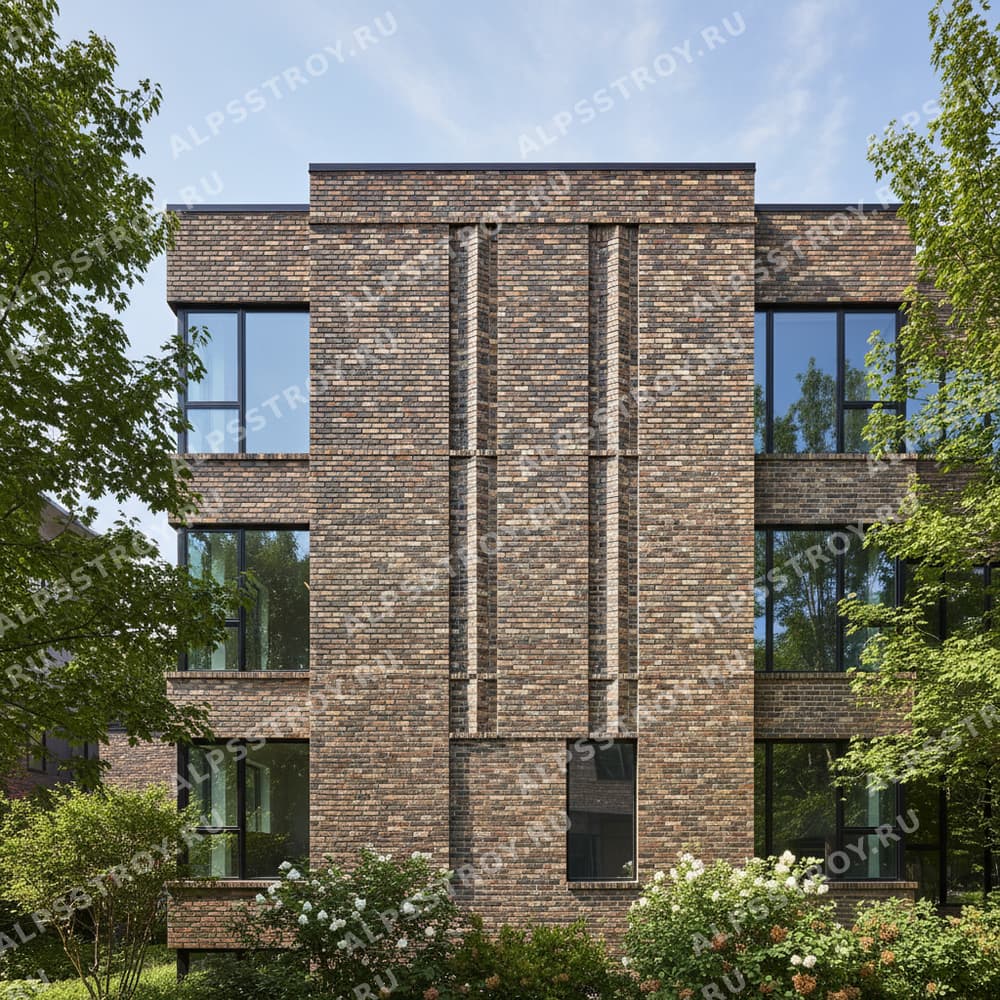 Декоративная облицовка фасада кирпичом