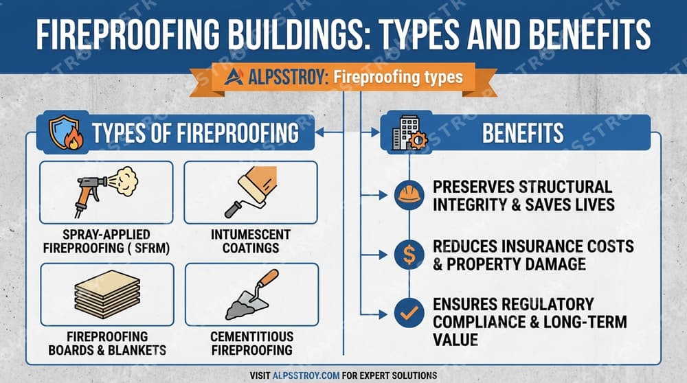 Виды огнезащиты
