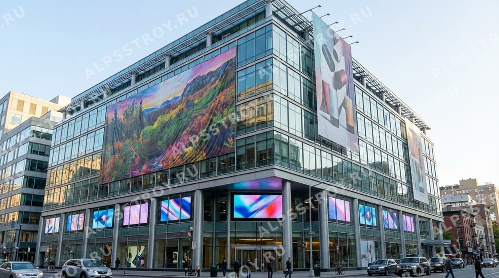 Почему реклама на фасаде — это выгодно