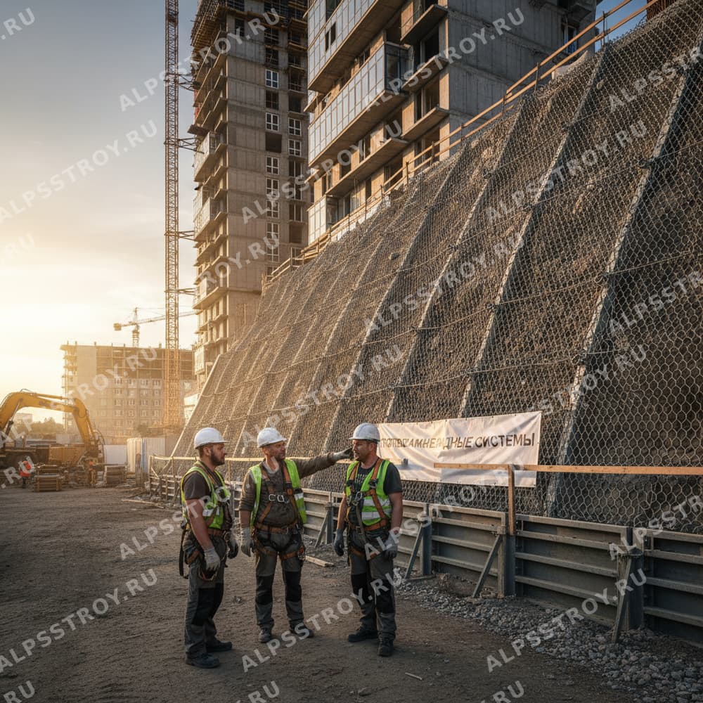 Противокамнепадные системы