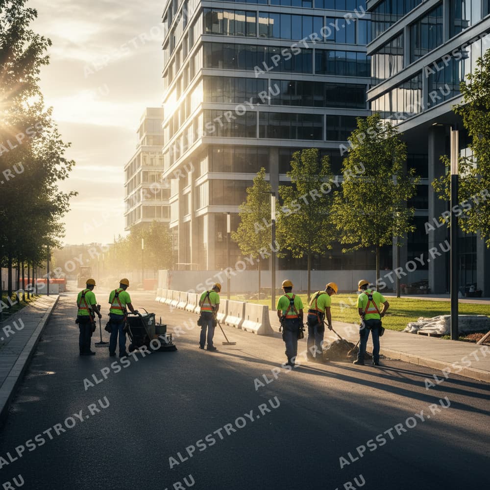 Очистка и поддержание порядка прилегающей территории