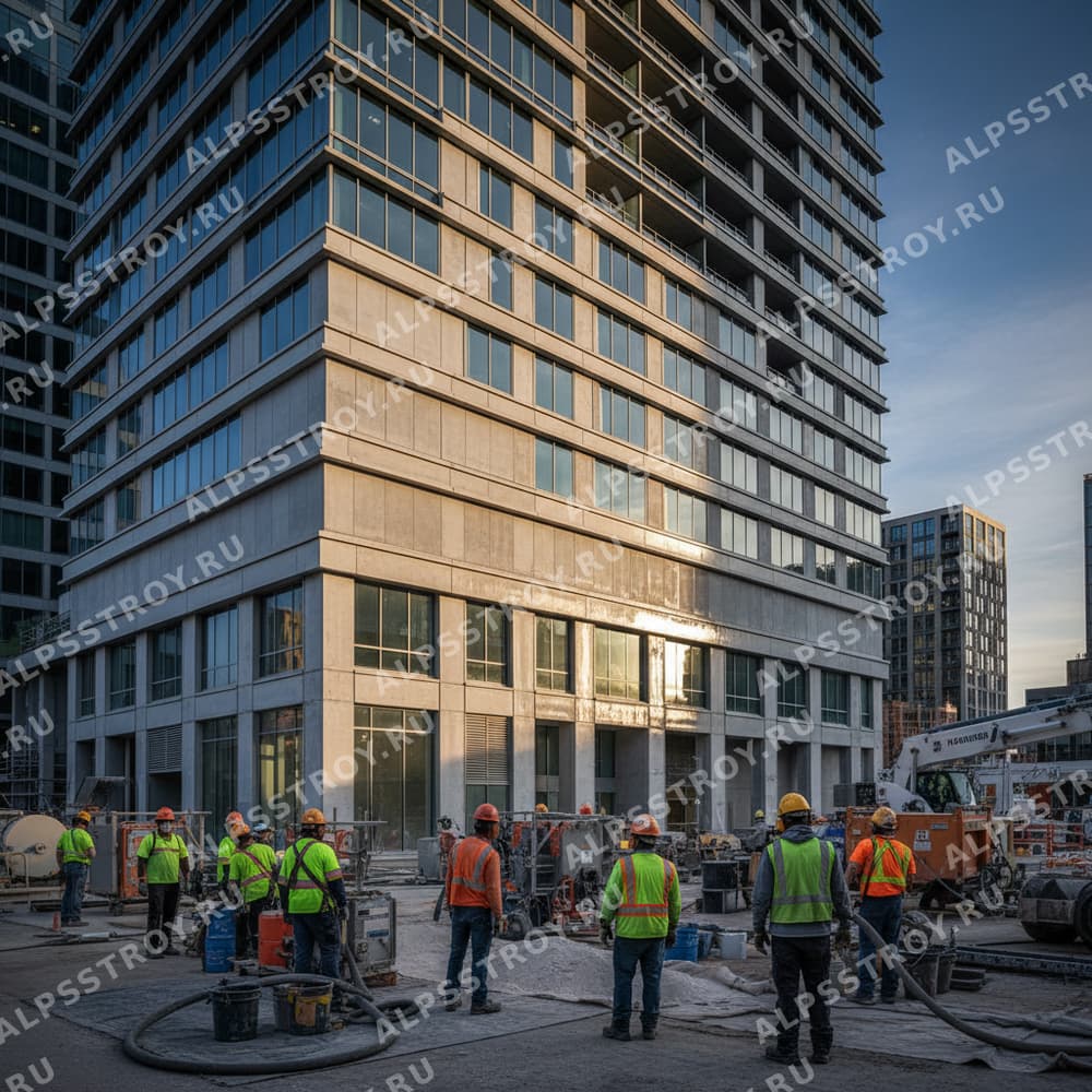 Пескоструйная очистка фасада