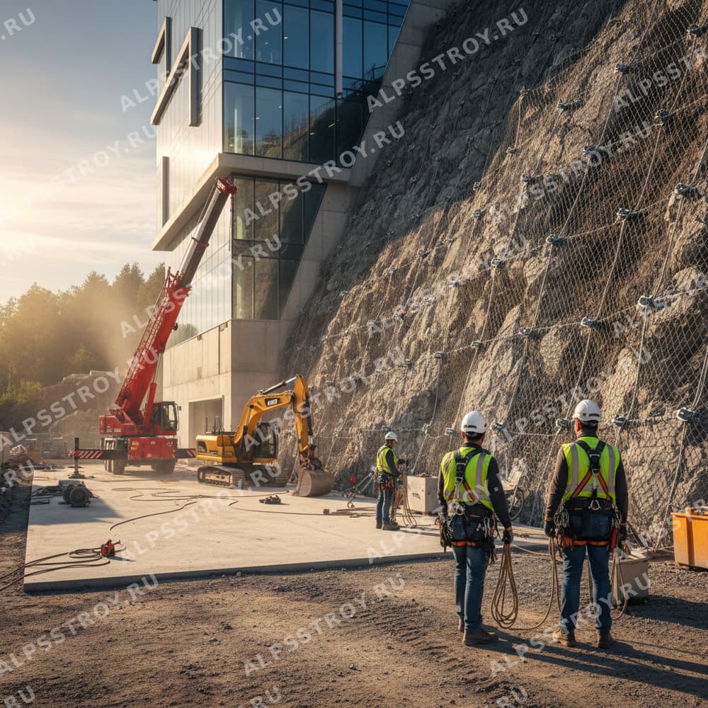 Противокамнепадные системы